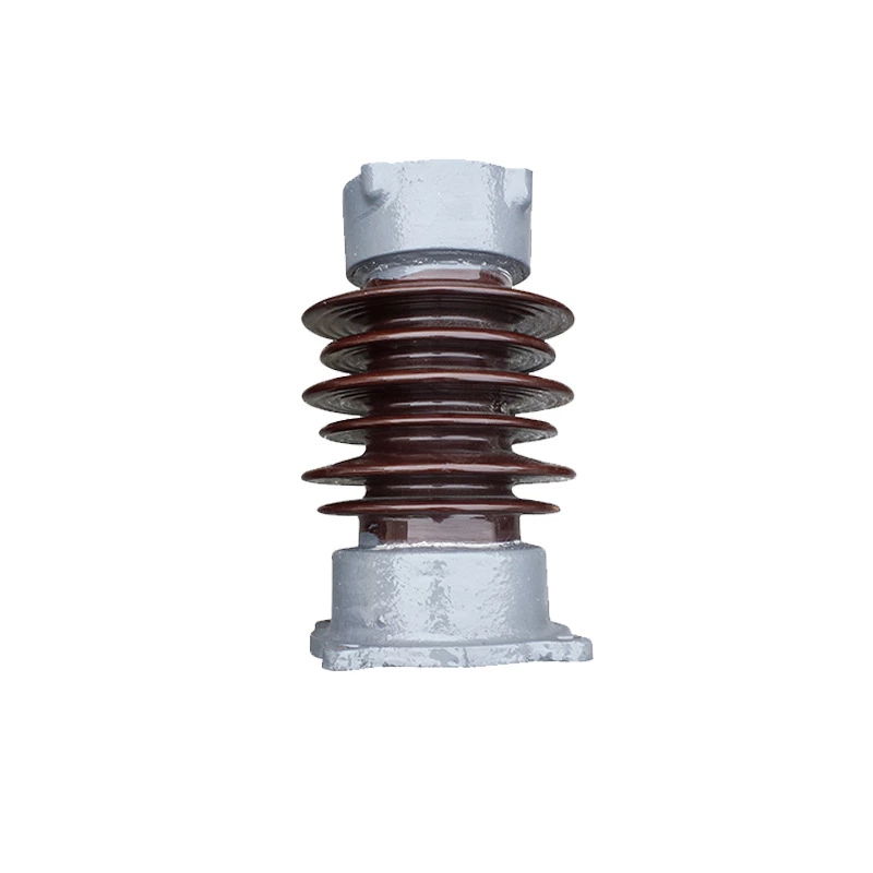 Zsw Ceramic Post Insulator 10kv 20kv 35kv 126kv Outdoor High Voltage Ceramic Post Insulator