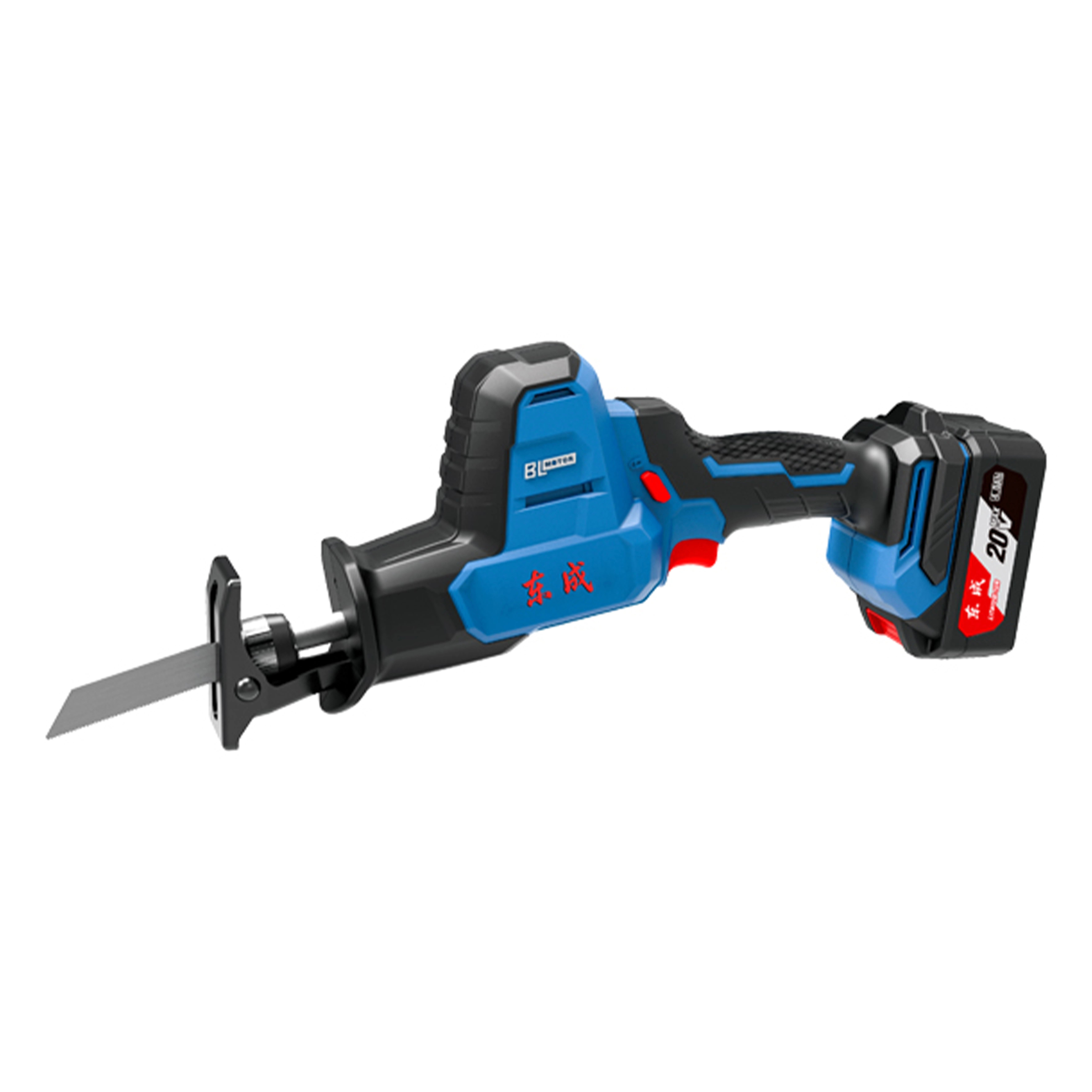 Cordless Brushless Reciprocating Saw (Dongcheng) DCJF22E 20V/4.0Ah Two Batteries And One Charger 1 Set