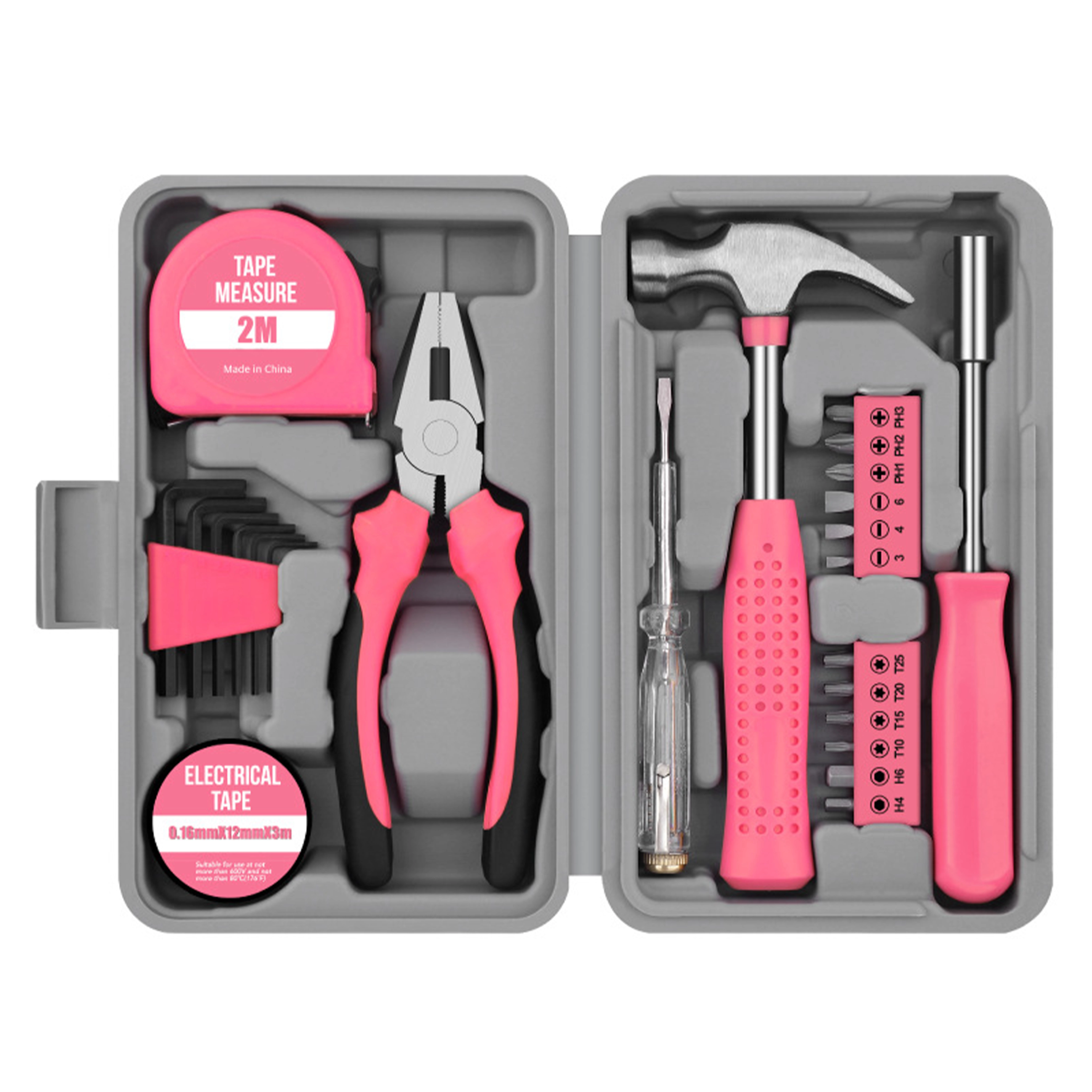 Multifunctional Household Tool Box Hardware Tool Collection Screwdriver Tape Measure Wrench Manual Repair Tools A Complete Set